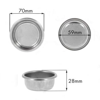 Ridgeless 21 Gram Triple Filter Basket