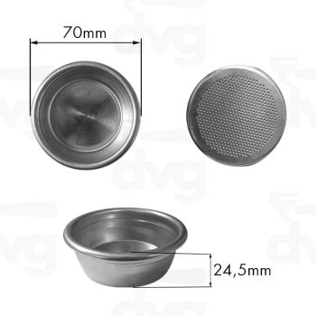 BFD Precision 18 Gr. Double Filter Basket