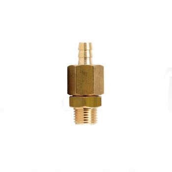 1/4" Brass Vacuum Breaker Valve Barbed Fitting