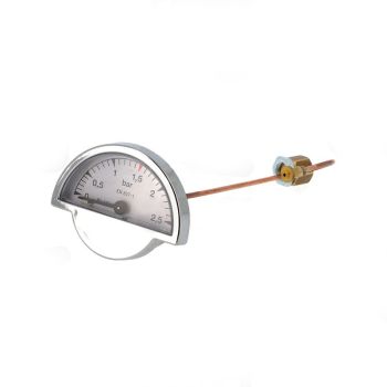 ECM Giotto Pressure Gauge W/Capillary Tubing