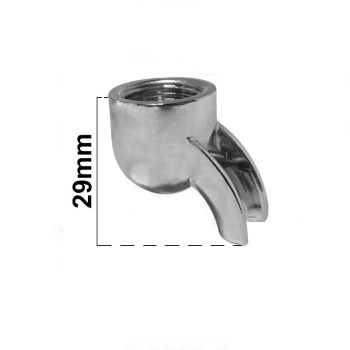 Compact Curved Single Spout