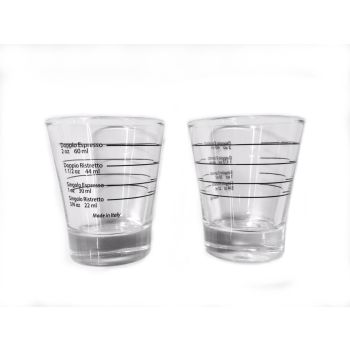 2 Oz Espresso Shot Glass Made in Italy